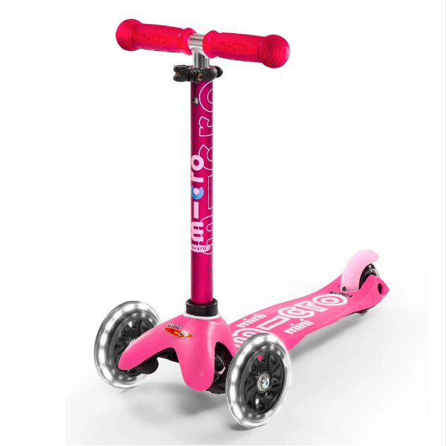 Micro Scooter Mini Deluxe LED Pink Micro Scooter