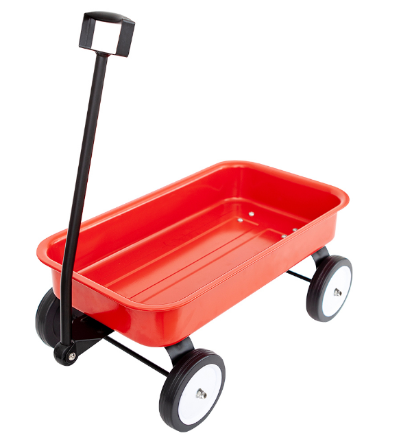 Stow and Go Red Wagon