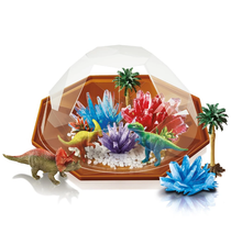 Load image into Gallery viewer, Dinosaur Crystal Terrarium
