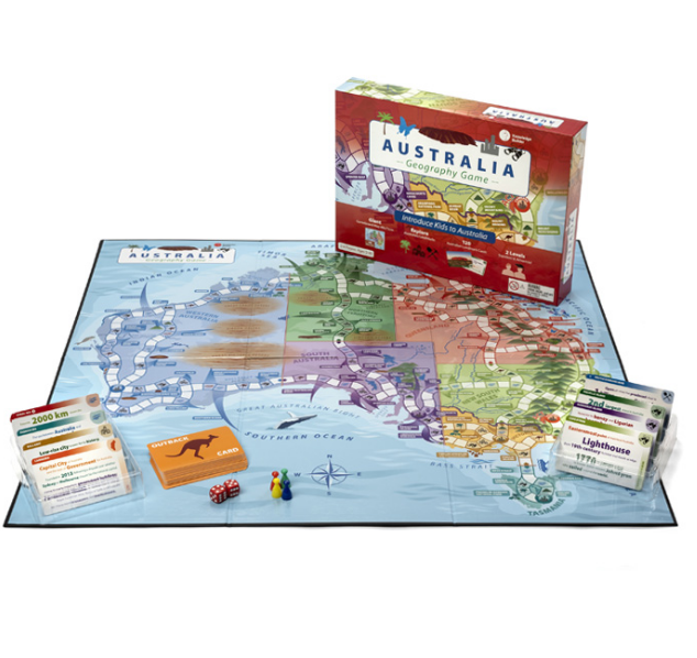 Knowledge Builder Australian Geography Game Game