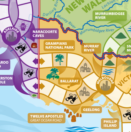 Knowledge Builder Australian Geography Game Game