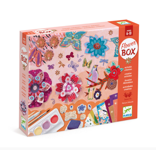 Djeco Multi Craft Box - Flower Gardens Art & Craft