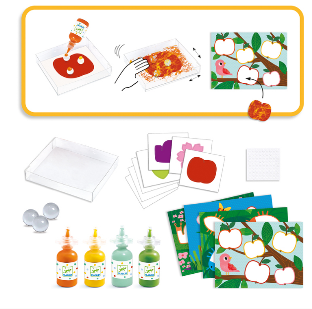 Painting with Marbles - Djeco Art & Craft
