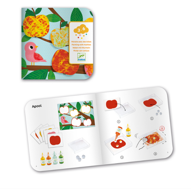 Painting with Marbles - Djeco Art & Craft