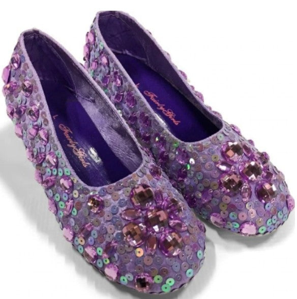 Dress Up - Fairy Girls Glass Slippers Lilac Dress Up