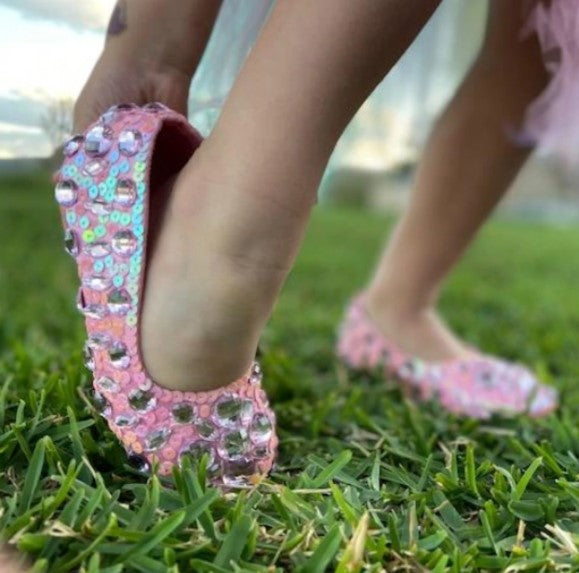 Dress Up - Fairy Girls Glass Slippers Dress Up