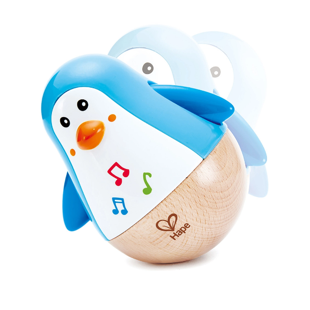 Hape Penguin Musical Wobbler Baby