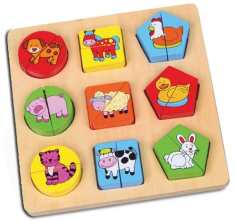 Viga Shape Block Puzzle Farm Puzzle