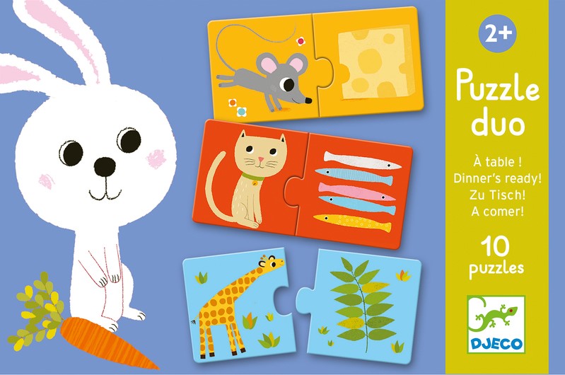 Djeco Duo Puzzle - Dinner's Ready Puzzles