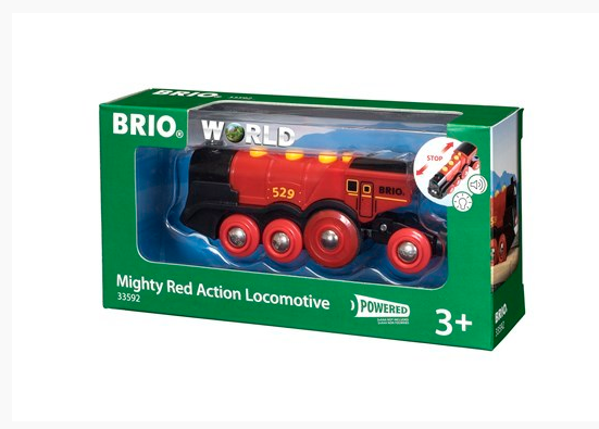 Brio Mighty Red Action Locomotive Train