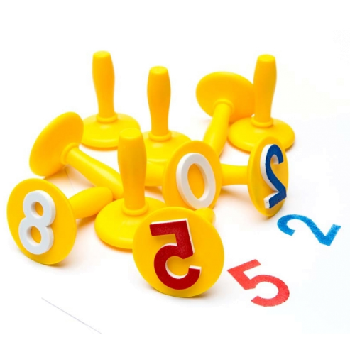 Paint and Dough Stampers Numbers 0-9 Art and Craft