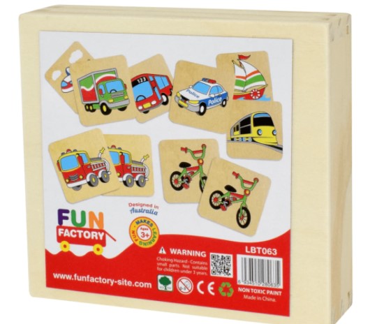 Fun Factory Memory Game Transport Game