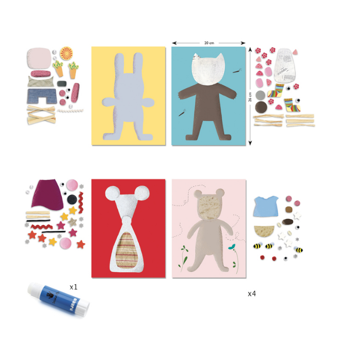 Djeco Collages For Little Ones Art and Craft