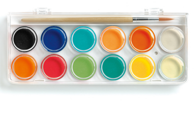 Djeco Colour Cake Classic 12pc Art & Craft Kits