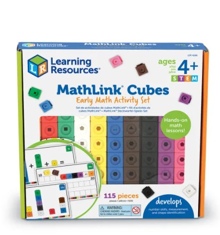 Mathlink Cubes Early Math Activity Set Learning Aid
