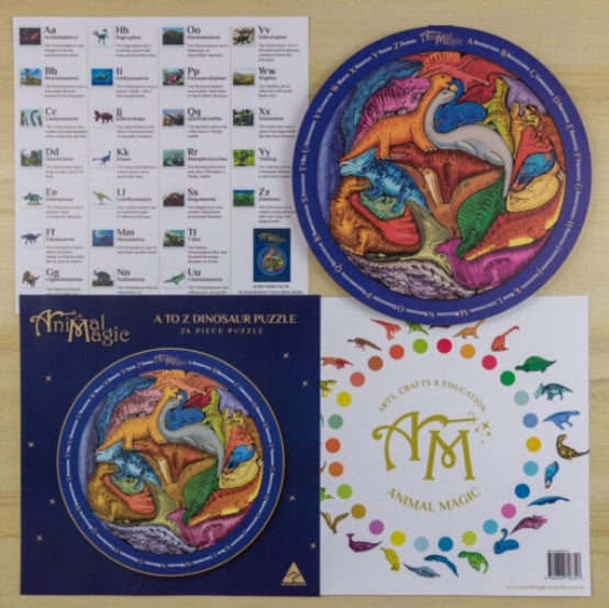 A to Z Puzzle Dinosaurs - Animal Magic Puzzle