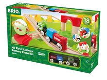 Load image into Gallery viewer, Brio My First Railway Battery Train Set 25pc
