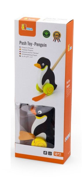 Viga Toys Push Toy Penguin