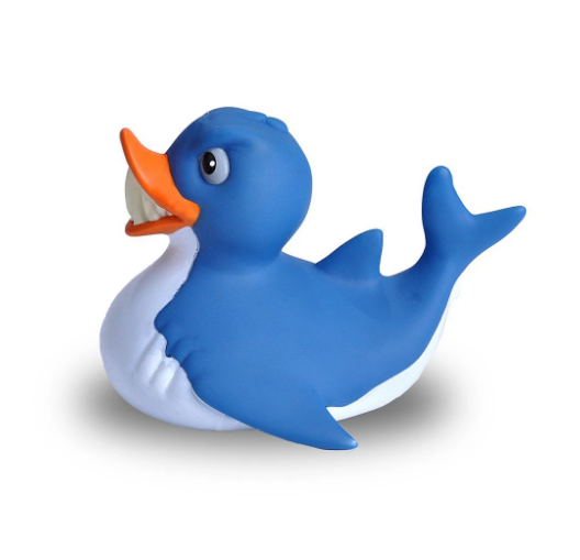 Wild Republic Rubber Duck Shark Baby Toy