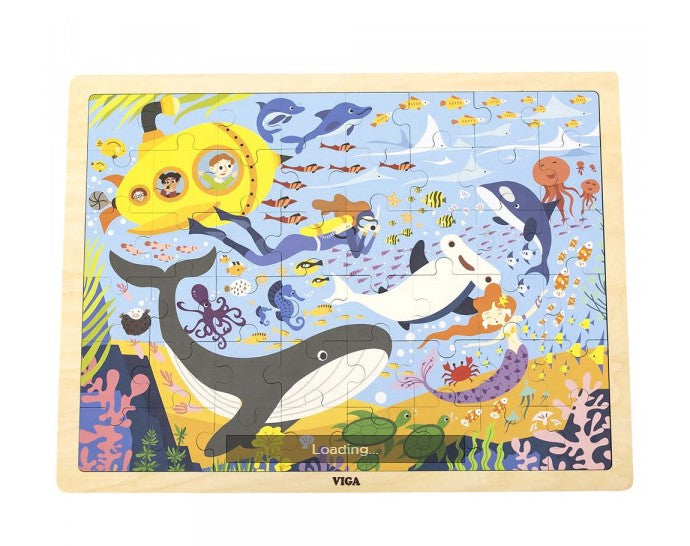 Viga 48pc Puzzle - Sea Life Puzzle