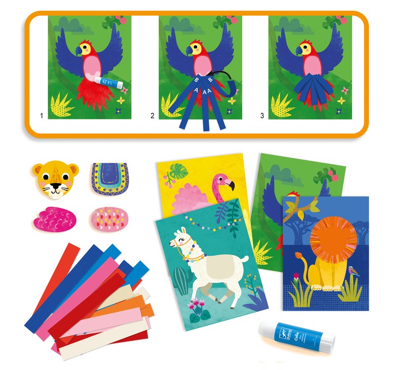 Djeco Collage with Small Loops Arts & Crafts