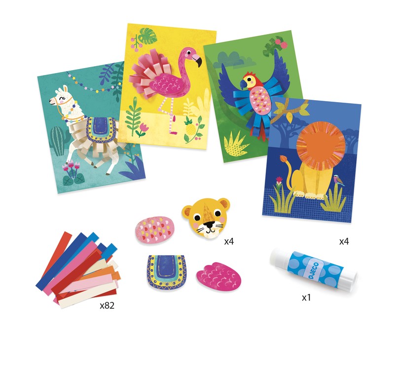 Djeco Collage with Small Loops Arts & Crafts