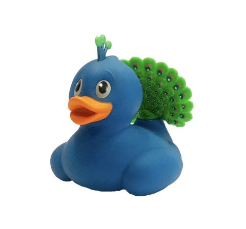 Wild Republic Rubber Duck Peacock Bath Toy