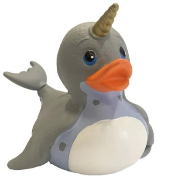 Wild Republic Rubber Duck Narwhal Bath Toys