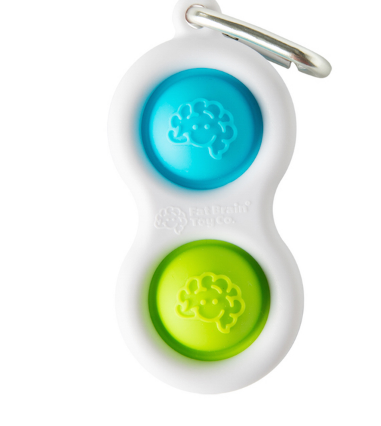 Fat Brain Toys Simpl Dimpl Blue Lime Sensory