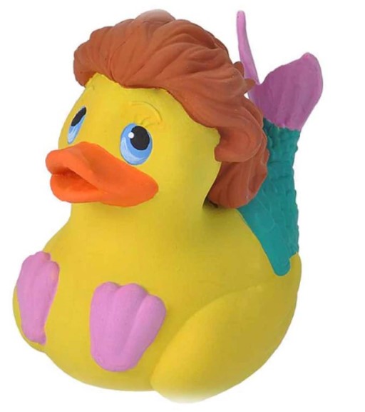 Wild Republic Rubber Duck Mermaid Bath Toy