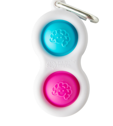Fat Brain Toys Simpl Dimpl Blue Pink Sensory