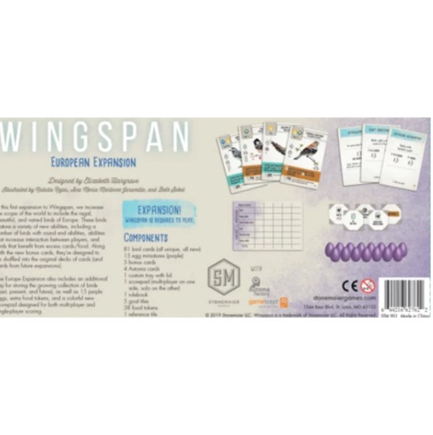 Wingspan European Expansion Games