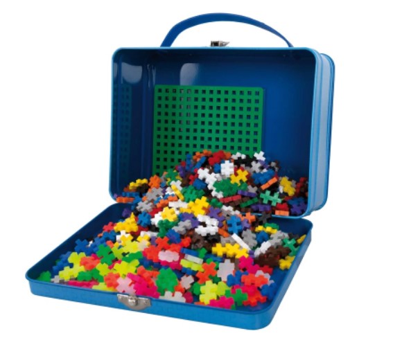 Plus-Plus Metal Suitcase Basic 600pc Art & Craft