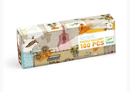 Djeco Cinematograph Gallery Puzzle 100pc Puzzle