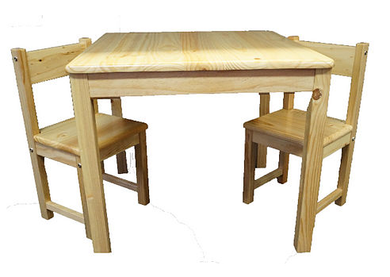 Sunbury Wooden Table and Chair Set kids table and chairs