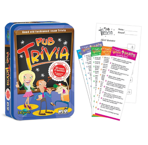 Pub Trivia Tin Game Travel Edition