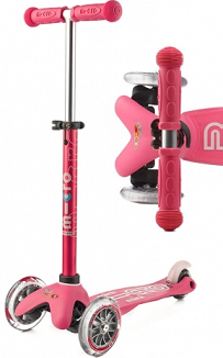 Micro Scooter Mini Deluxe Pink Ride On Scooter