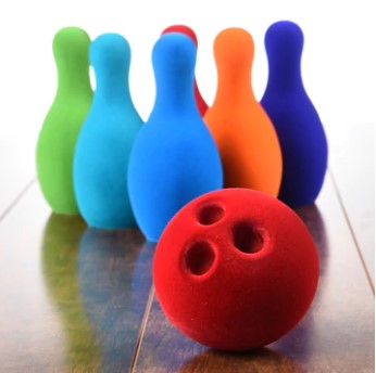 Rubbabu Bowling Set 14cm Game