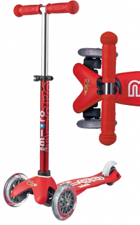 Micro Scooter Mini Deluxe Red Ride On Scooter