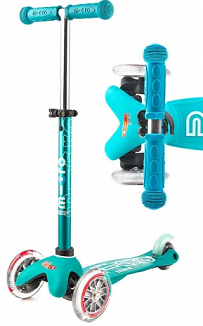 Micro Scooter Mini Deluxe Aqua Ride On Scooter