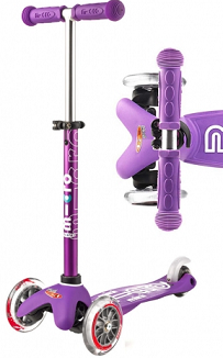 Micro Scooter Mini Deluxe Purple Ride On Scooter