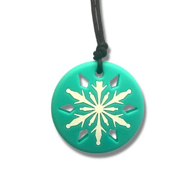 Jellystone Designs Snowflake Pendant White Sensory