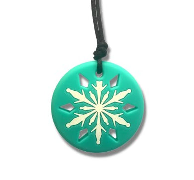 Jellystone Designs Snowflake Pendant White Sensory