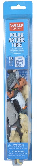 Wild Republic Nature Tube - Polar Bear Figurine
