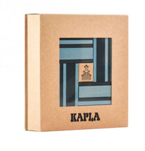 Load image into Gallery viewer, Kapla Book and Colours Set (Dark &amp; Light Blue)
