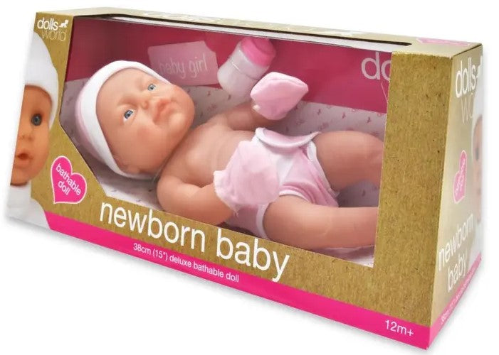 Dollsworld Newborn Baby Doll Girl Bathable Doll