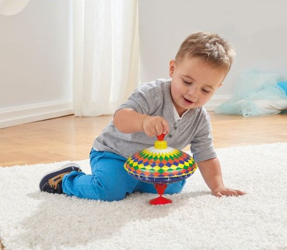 Lena-Bolz Spinning Top Humming Multicoloured 19cm Spinning Tops