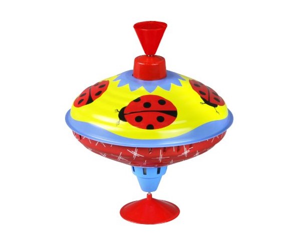 Lena-Bolz Spinning Top Humming Ladybug 16cm Spinning Tops