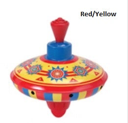 Schylling Spinning Top Humming 13cm assorted Red Yellow Spinning Tops