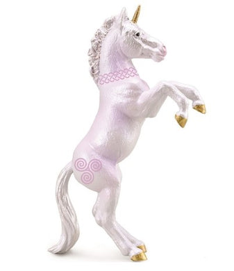Collecta Unicorn Foal Rearing Pink Figure
